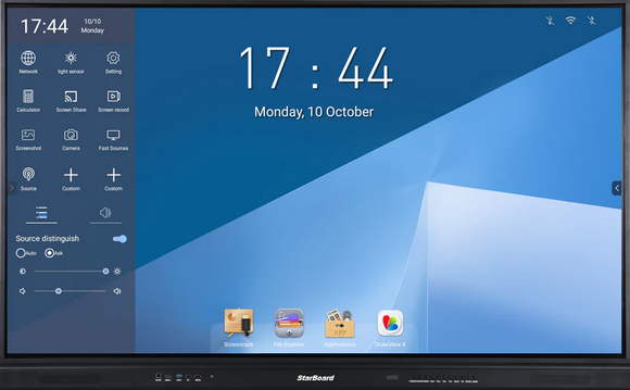 StarBoard Interactive Flat Panel Display TE-QS-11.1-75 - Series 1 - Android 11 - 75